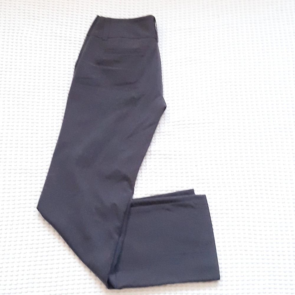 Daisy Fuentes Wide Leg Dress Pants - Size 4 Classic Charcoal Gray Pants - Picture 2 of 9
